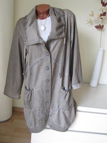 Langer sweat mantel jacke raff - jacke,