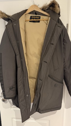 Woolrich parka schlamm grau - parka,