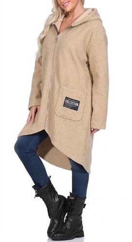 Damen jacke lang übergang - jacke,