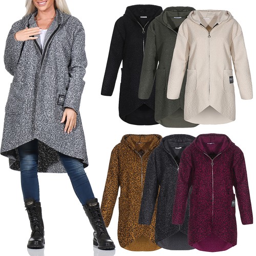 Damen jacke lang übergang - jacke,