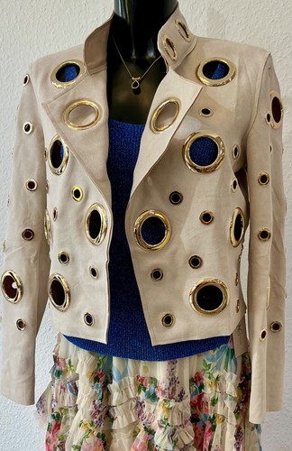 Jacke mit goldenen ösen - mit,